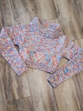 Adorable Knit Cropped Sweater